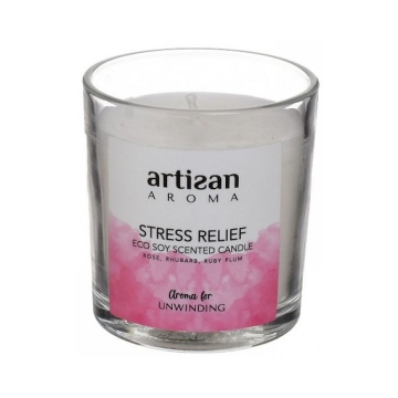 ΑΡΩΜΑΤΙΚΟ ΚΕΡΙ 120g 7,5Χ7Χ8 ΑΡΩΜΑ STRESS RELIEF